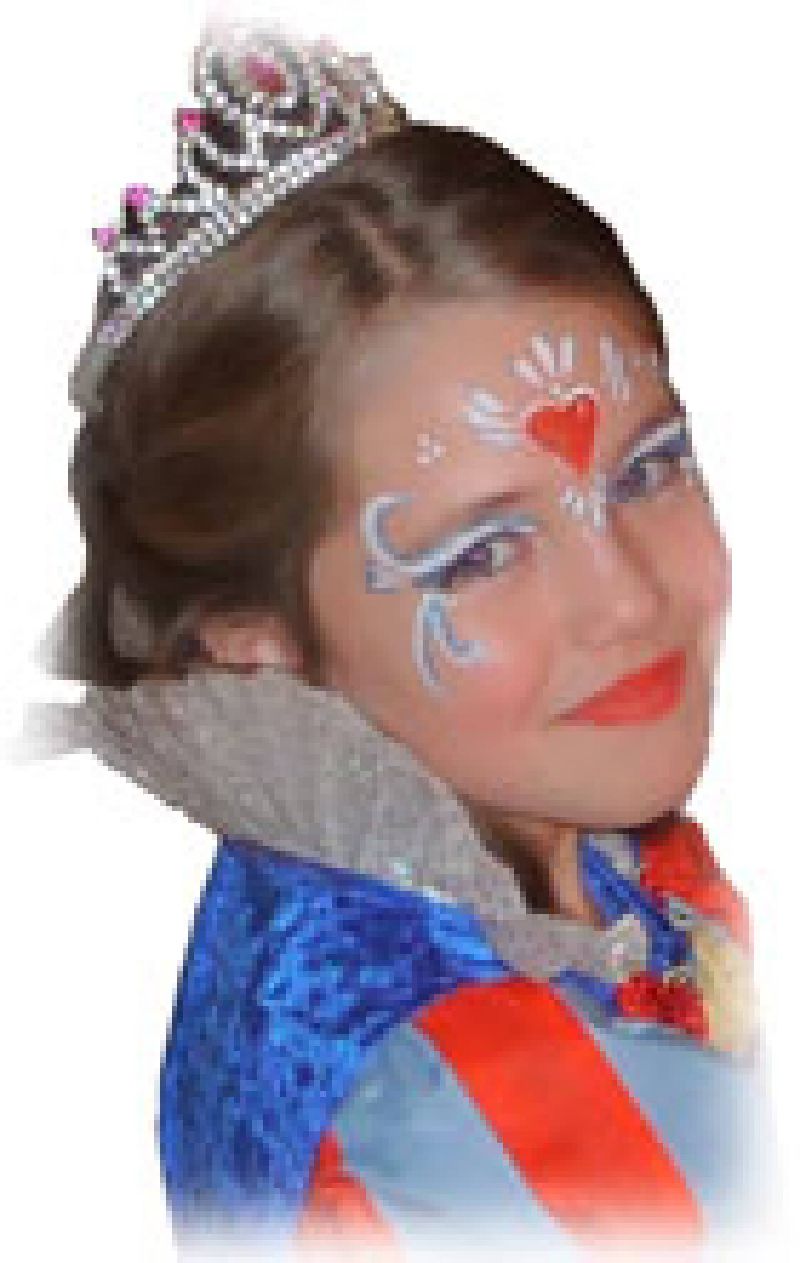 Princess party with face painting and dresses