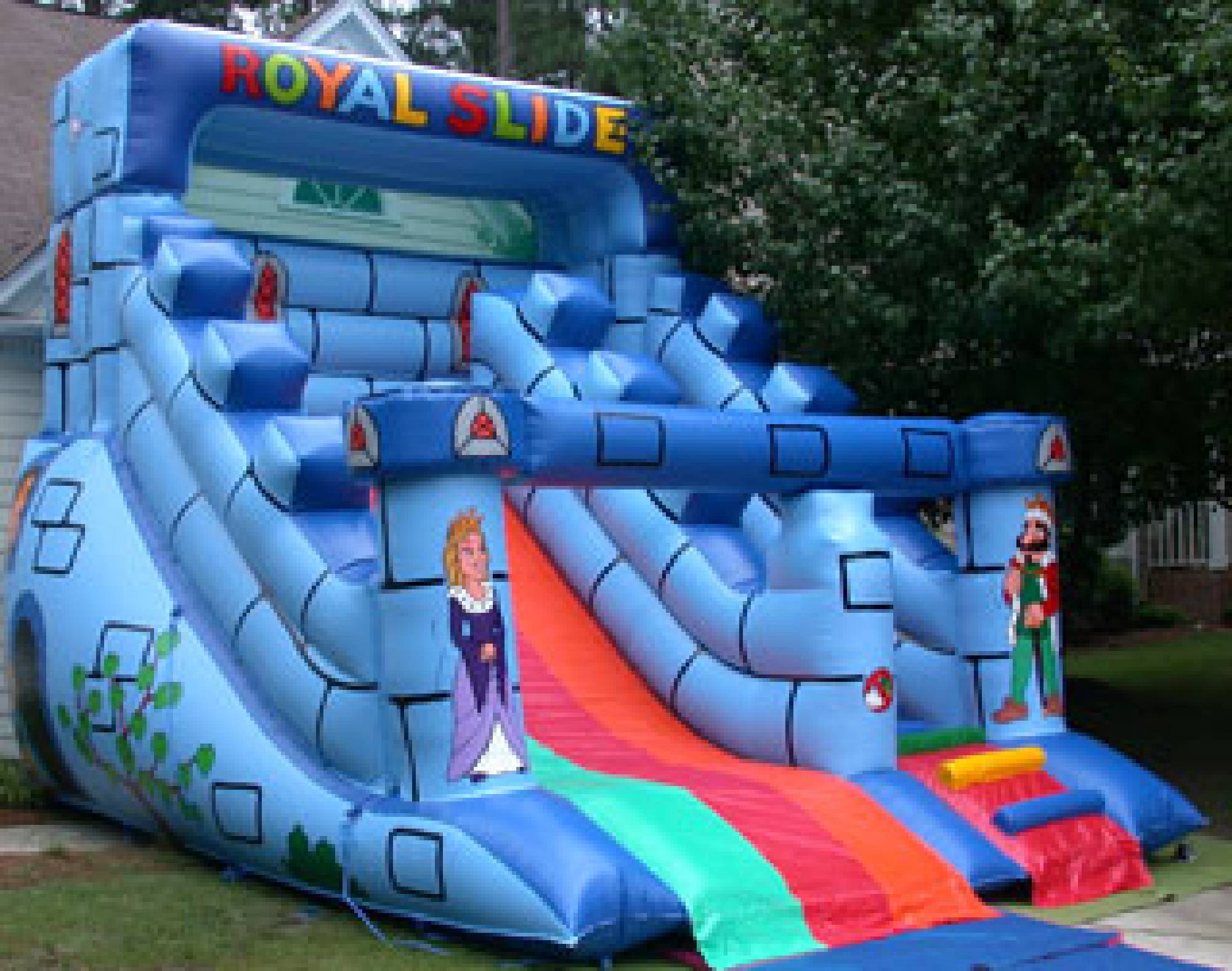 Bounce house inflatable slide in Raleigh NC