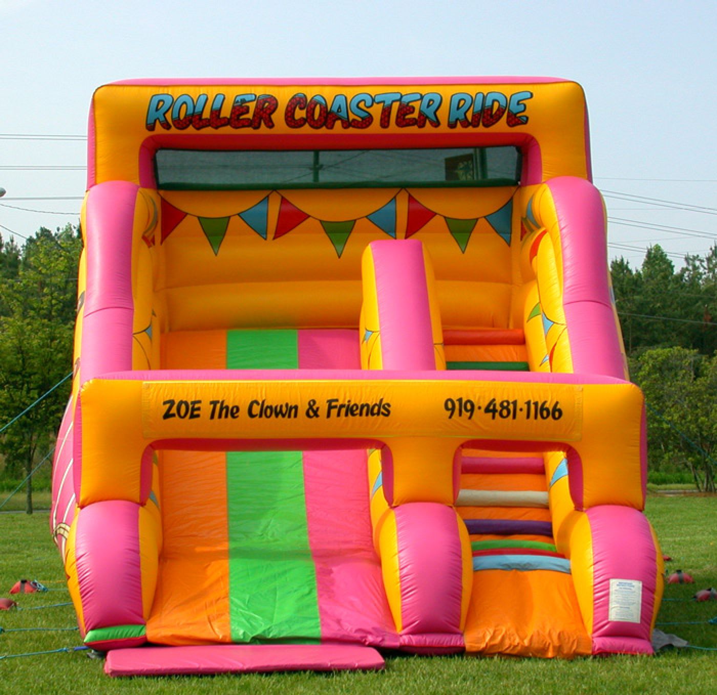Roller Coaster Inflatable Slide Rental for Raleigh NC